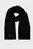 Мужской черный шарф INST PATCH SCARF
