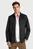 Чоловіча чорна сорочка STRETCH SATEEN ZIP