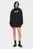 Женское черное худи oversized