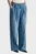 Женские синие джинсы LOW LOOSE BELTED