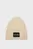 Мужская бежевая шапка FINE COTTON RIB BEANIE