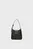 Жіноча чорна шкіряна сумка signature hobo