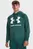 Мужское зеленое худи UA Rival Fleece Big Logo HD