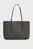Женская темно-серая сумка с узором JACQUARD TOTE W/POUCH