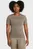 Женская коричневая футболка Rush Seamless SS-GRY