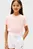 Детская розовая льняная футболка TEE SS