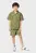 Детская зеленая рубашка с узором