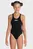 Детский черный купальник TEAM SWIMSUIT SWIM TECH SOLID