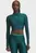 Жіночий зелений топ HeatGear Crop Mock LS