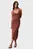 Женское коричневое платье COMPACT