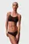 Женский черный бюстгальтер с узором UNLINED BRALETTE