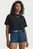 Жіноча чорна футболка UA Rival Boxy Tee Solid