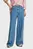 Женские синие джинсы в полоску WIDE LEG JEANS UHW JAIMY
