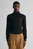 Чоловічий чорний гольф ROLLNECK