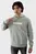 Мужское серое худи CUT OUT SHADOW LOGO HOODIE