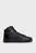 Мужские черные кожаные кроссовки HIGH TOP LACE UP INV STITCH