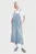 Женский голубой джинсовый сарафан Dungaree Dress