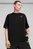 Чоловіча чорна футболка WARDROBE ESS Oversized Tee Men