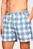 Чоловічі картаті плавальні шорти MEDIUM DRAWSTRING LABEL PRINT