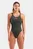 Женский темно-зеленый купальник TEAM SWIMSUIT SWIM TECH SOLID