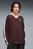Чоловічий коричневий лонгслів T7 Relaxed Long Sleeve Polo Men