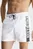 Чоловічі білі плавальні шорти MEDIUM DRAWSTRING-GRAPHIC
