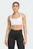 Женский белый топ adidas All Me Light Support