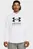 Мужское белое худи UA Rival Terry Graphic Hood