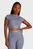 Жіночий синій топ RIB CROP TEE