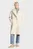 Женская белая шуба OVERSIZED TEDDY SHEARLING COAT