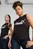 Женская черная майка ESS No. 1 Logo Slim Tank Women