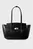 Женская черная сумка HARDWARE FLAP TOTE