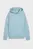 Женское голубое худи Essentials Elevated Relaxed Logo Hoodie Women