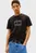Чоловіча чорна футболка CENTER FLAG