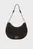 Женская черная кожаная сумка AUTOGRAPH MOON SHOULDER BAG
