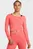 Женский коралловый лонгслив UA Train Seamless LS