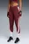 Женские бордовые тайтсы PUMA STRONG High-Waisted 7/8 Colour Block Tights Women