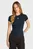Женская темно-синяя футболка TJW SLIM BADGE RIB TEE