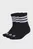 Чорні шкарпетки (3 пари) 3-Stripes Cushioned Sportswear Mid-Cut