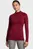 Женский бордовый лонгслив UA CG Authentics Mockneck-BLK