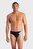 Мужские черные плавки STRIPE SWIM BRIEFS
