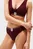 Женские бордовые трусики BIKINI