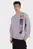 Чоловічий бузковий світшот BRUSHSTROKE CREW NECK
