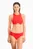 Женский красный топ от купальника PUMA Swim Women Racerback Swim Top