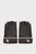 Женские черные кожаные митенки K IKONIK 2.0 PIN FL GLOVES