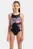 Дитячий чорний купальник LIT LOGO SWIMSUIT V BACK L