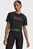 Женская черная футболка Tech Branded Crop SS
