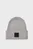 Чоловіча сіра шапка COTTON/WOOL FINE RIB BEANIE