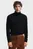 Мужской черный шерстяной гольф EXTRAFINE MERINO WOOL TURTLENECK