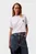 Жіноча біла футболка BOXY CK CREST CROP POCKET
